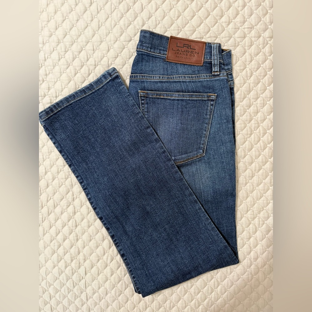 Ralph Lauren Dark Blue Straight-Leg Women’s Jeans excellent condition stretch
